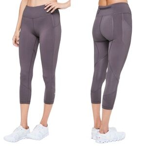 Lululemon Pace Rival Crop 22” Leggings Moonphase Luxtreme Pockets Size 6